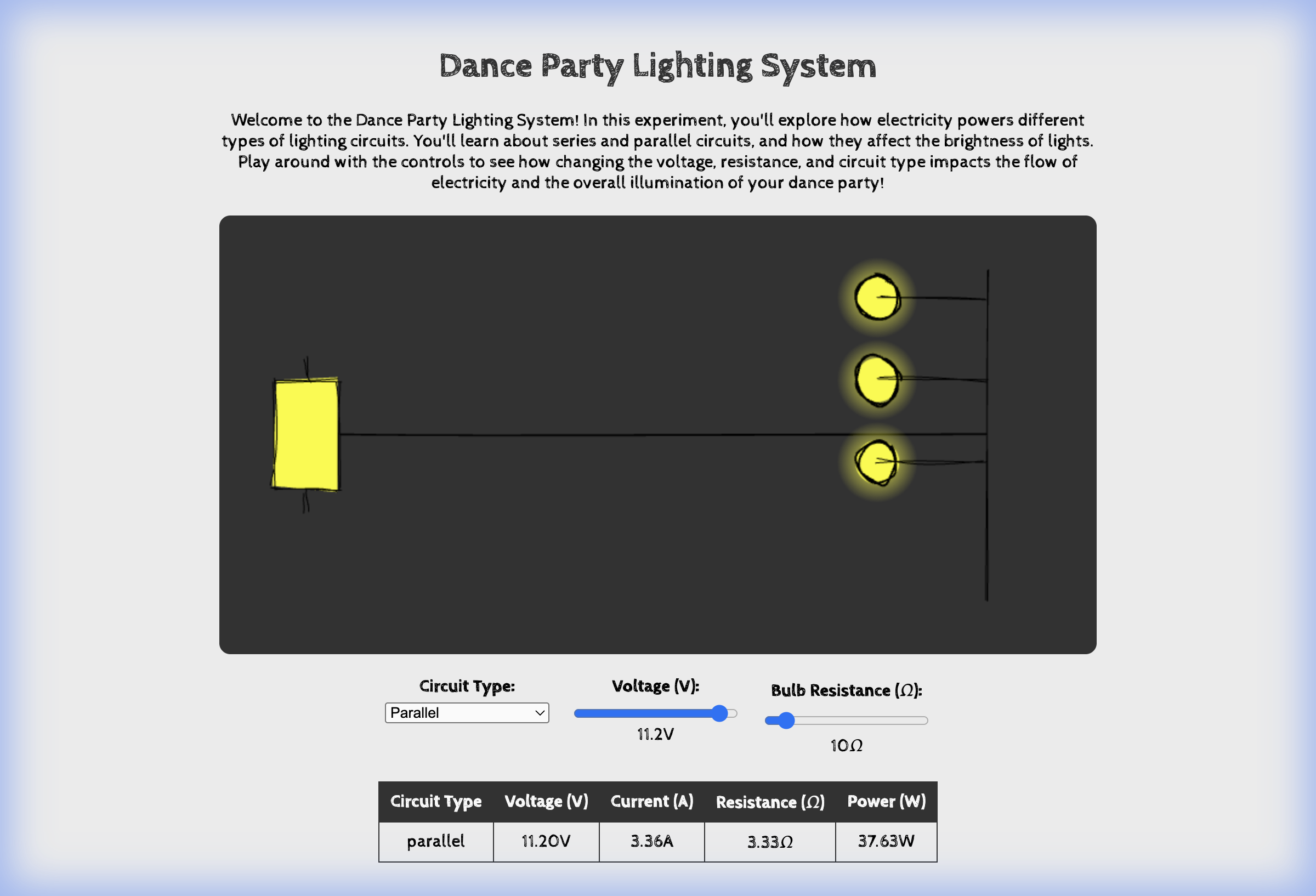 Dance Party Lighting System